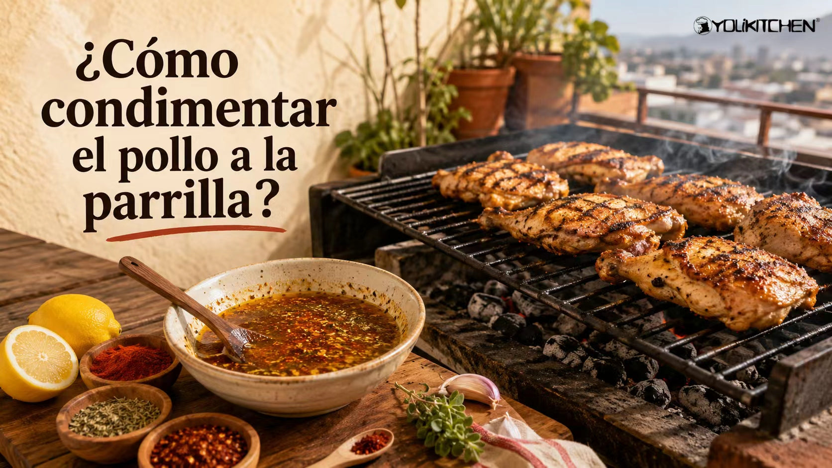 Cómo condimentar el pollo a la parrilla para que quede sabroso y jugoso