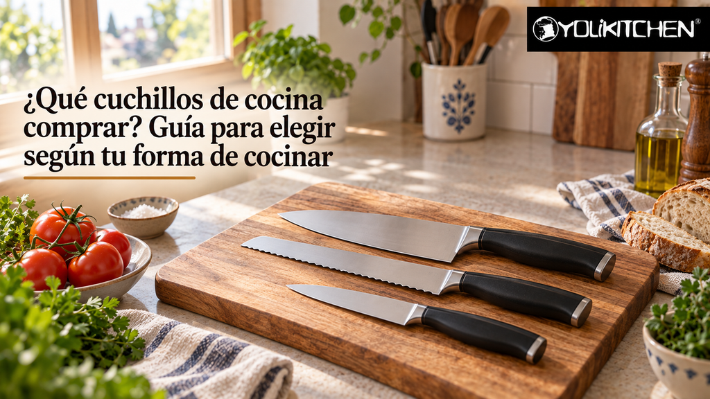 ¿Qué cuchillos de cocina comprar? Guía para elegir según tu forma de cocinar
