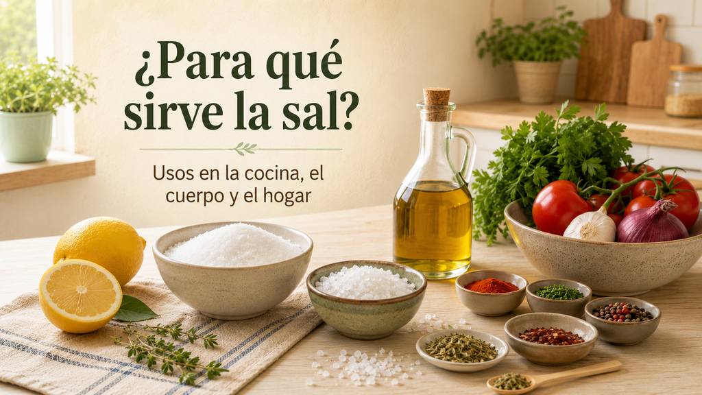 ¿Para qué sirve la sal? Usos en la cocina, el cuerpo y el hogar
