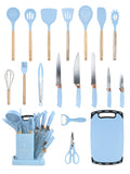 Kit de Cocina 19 Piezas con Cuchillos
