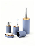 Set Accesorios de Baño 5 Piezas Bambú