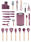Set de utensilios de silicona 23 piezas