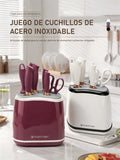 Set de cuchillos 7 piezas con bloque