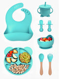 Set de Alimentación para Bebé con Ventosa