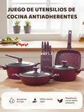 Set de Ollas y Sartén Grill Antiadherente