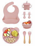 Set de Alimentación para Bebé con Ventosa