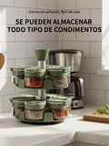 Especiero Giratorio 2 Niveles con Frascos