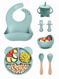 Set de Alimentación para Bebé con Ventosa