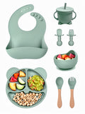 Set de Alimentación para Bebé con Ventosa