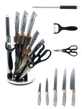 Set de Cuchillos con Base Giratoria