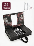 Set de cubiertos en caja de regalo (24 piezas)