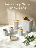 Medidas del set de accesorios para baño de 6 piezas