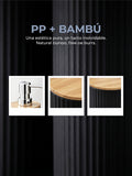 Set Accesorios de Baño 5 Piezas Bambú