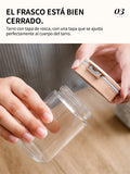 Dispensador giratorio de condimentos con frascos