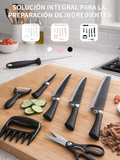 Juego de cuchillo 8 piezas