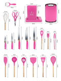 Kit de Cocina 19 Piezas con Cuchillos