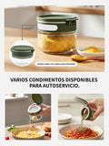 Especiero Giratorio 2 Niveles con Frascos