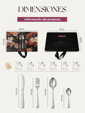 Set de cubiertos en caja de regalo (24 piezas)