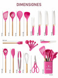 Set de utensilios de cocina 21 piezas