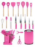 Kit de Cocina 19 Piezas con Cuchillos