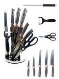 Set de Cuchillos con Base Giratoria