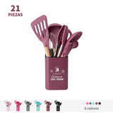 Set de utensilios de cocina 21 piezas