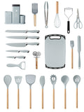 Set de utensilios de silicona 23 piezas