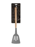 Espátula de silicona con mango de madera