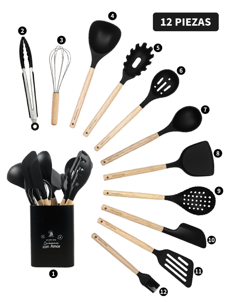 Utensilios 12 piezas