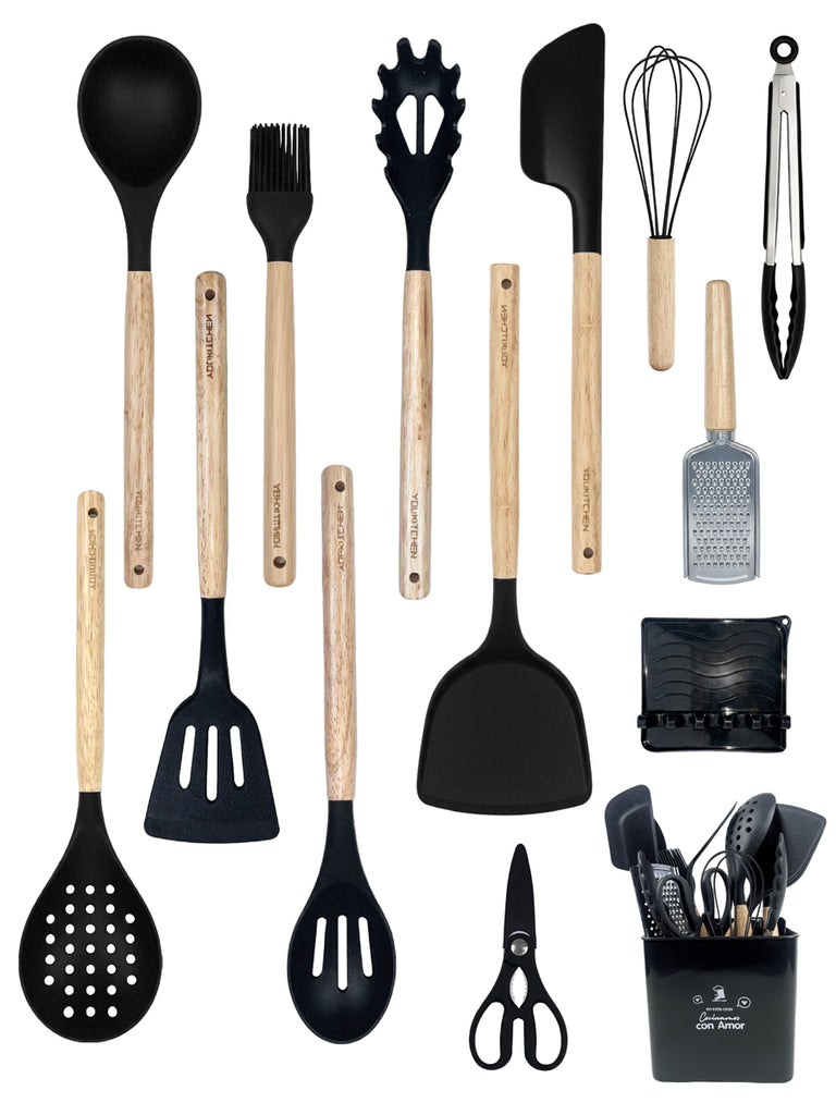 Set de Utensilios de Silicona 14 Piezas