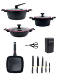 Set de Ollas y Sartén Grill Antiadherente