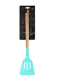 Espátula de silicona con mango de madera
