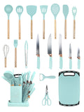 Kit de Cocina 19 Piezas con Cuchillos
