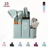 Set de utensilios de silicona 23 piezas