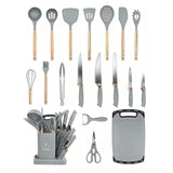 Kit de Cocina 19 Piezas con Cuchillos