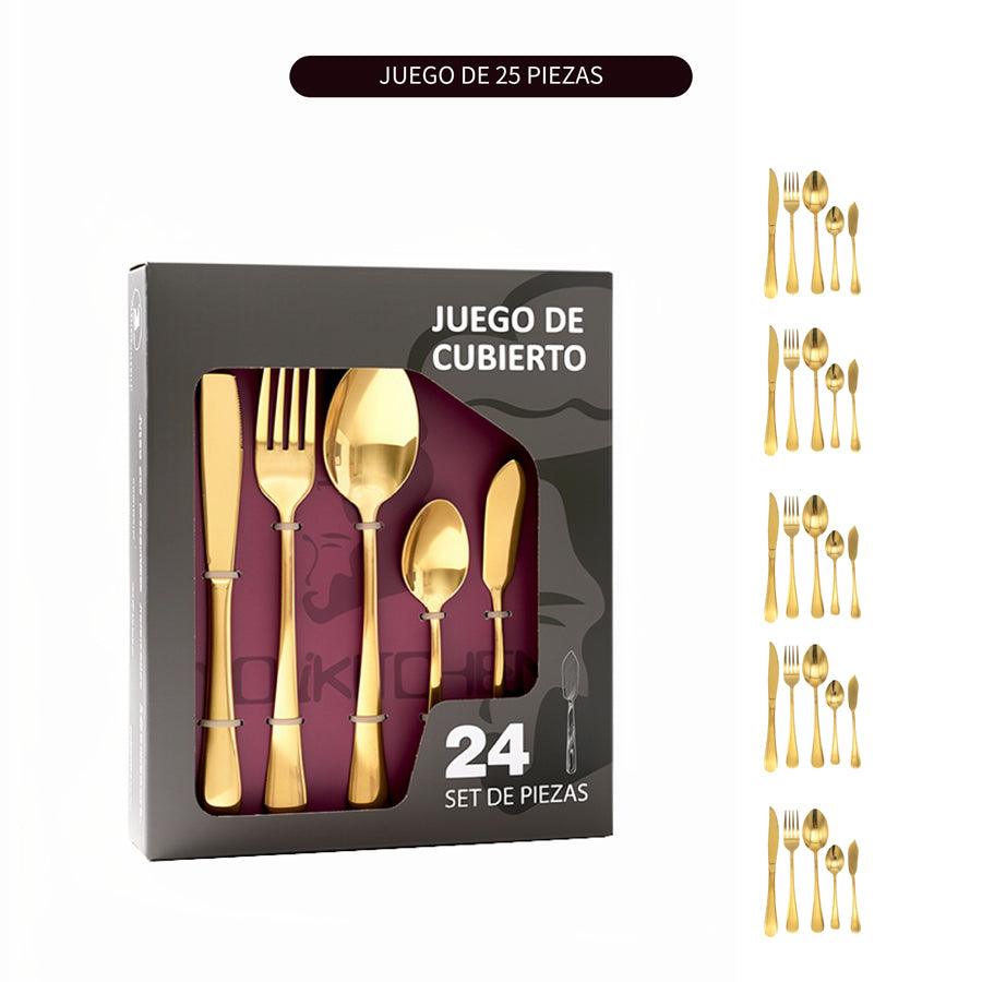 Set de Cubiertos 25 Piezas (5 puestos)