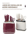 Set de cuchillos 7 piezas con bloque