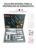 Juego de cuchillo 8 piezas