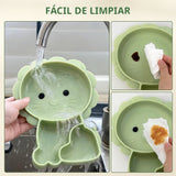 Vajilla infantil de silicona libre de BPA