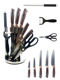 Set de Cuchillos con Base Giratoria