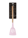 Espátula de silicona con mango de madera