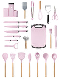 Set de utensilios de silicona 23 piezas